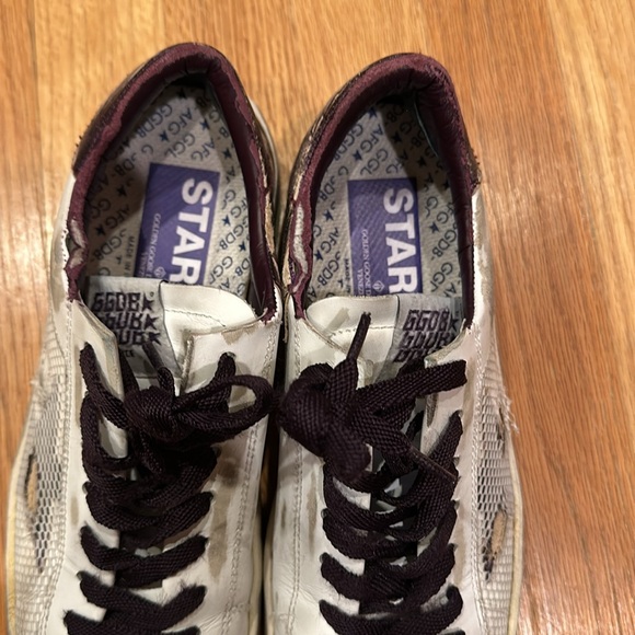 GOLDEN GOOSE STARDAN - EXCELLENT CONDITION- SIZE 37 -PURPLE AND WHITE - Picture 8 of 13